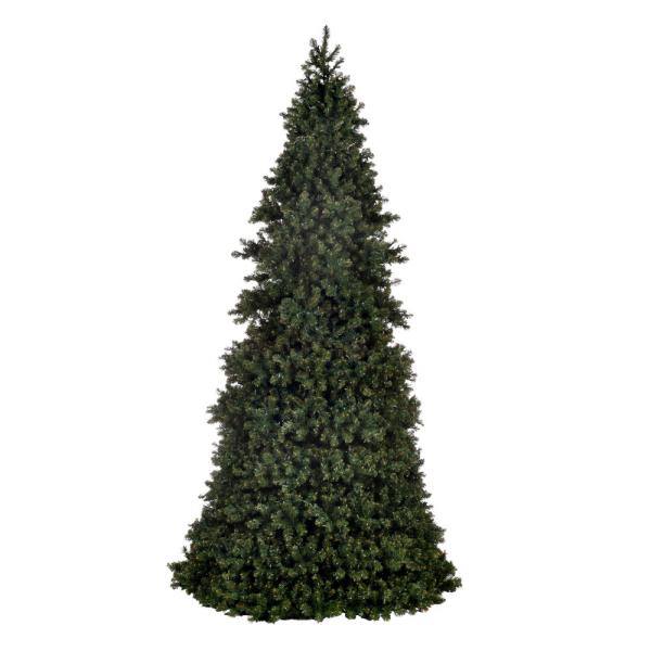 20' x 92" Artificial Slim Grand Teton Frame Tree 8500 Warm White Lights 2