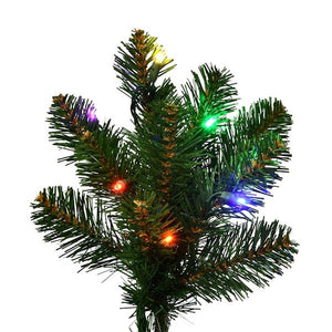 24' x 106" Slim Grand Teton 12400 LED Light Prelit Artificial Christmas Tree 2