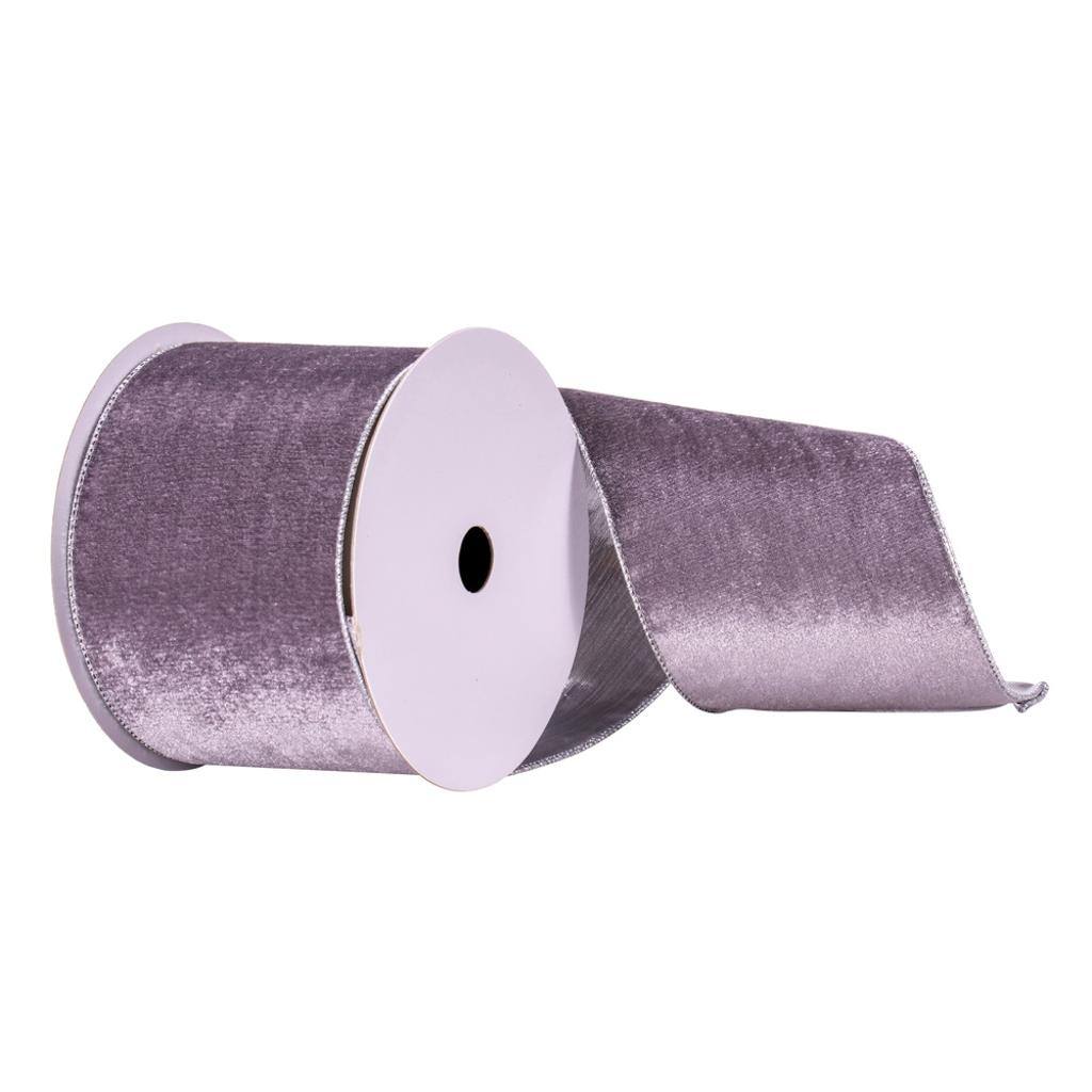 4" x 10yd Silver Ribbon 1