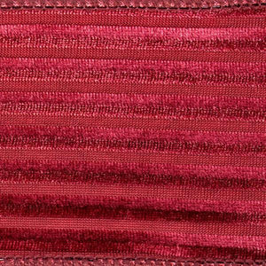 2.5" x 10Yd Mauve Mesh / Velvet Ribbon 2