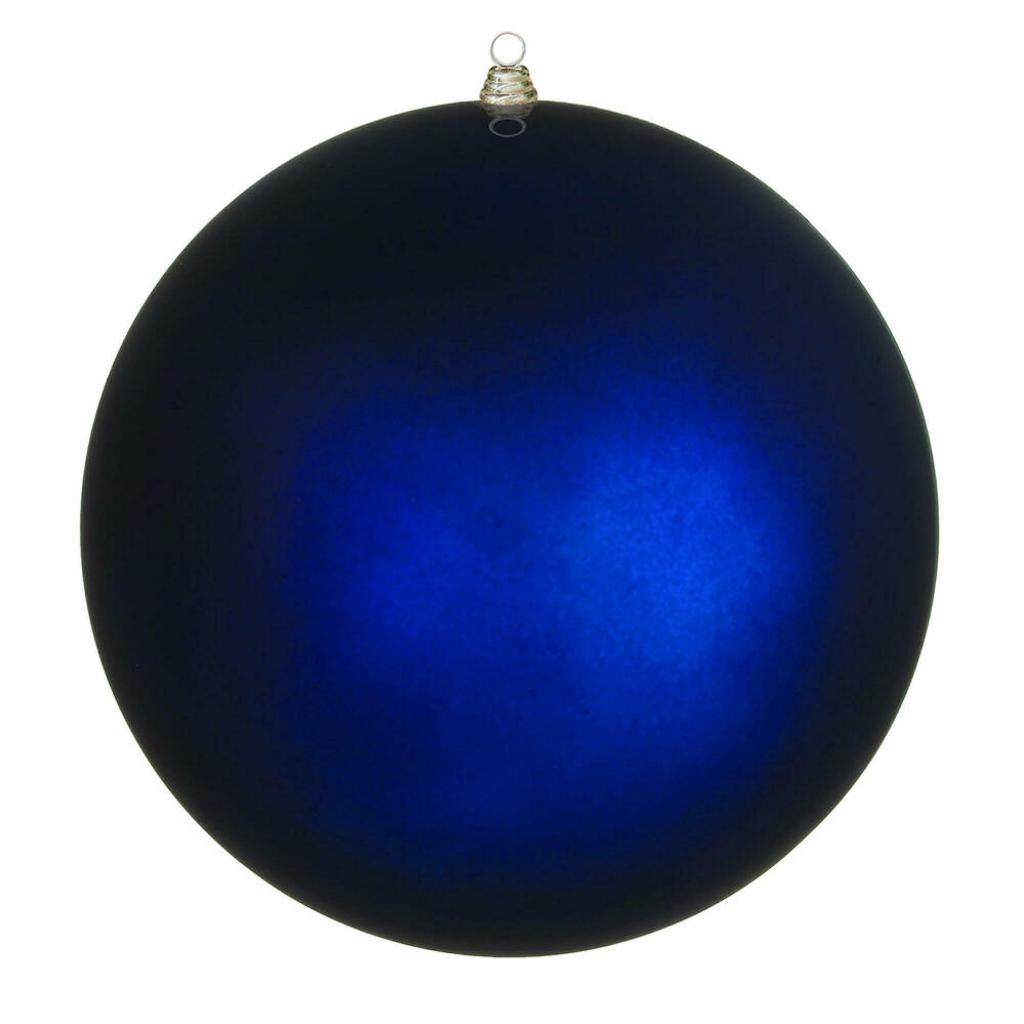 20" Midnight Blue Matte Giant Ball Ornament 1