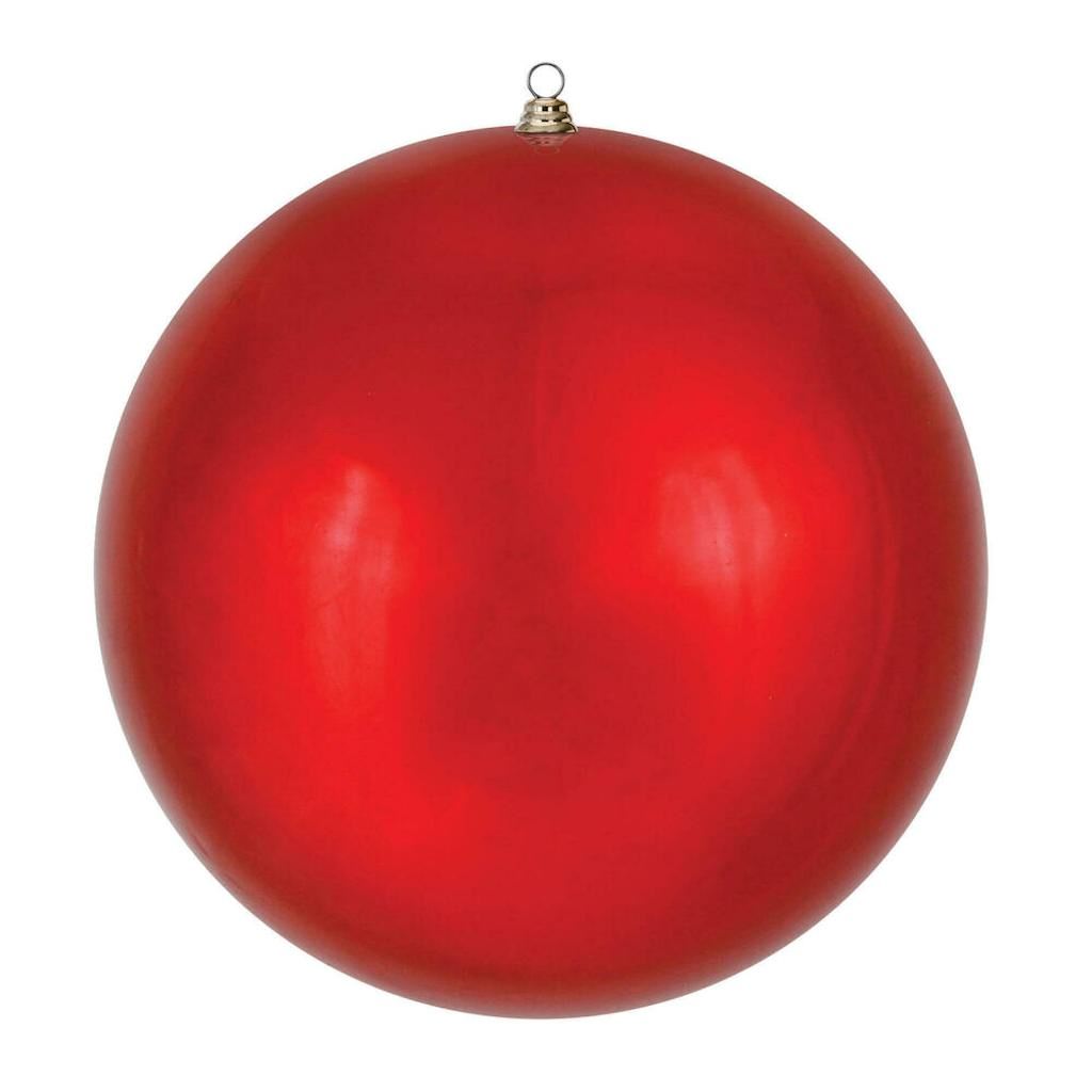 20" Red Shiny Giant Ball Ornament 1