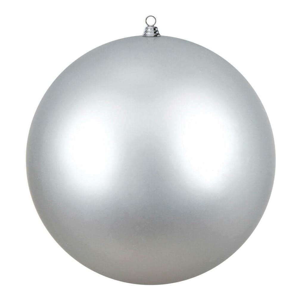 20" Silver Shiny Giant Ball Ornament 1