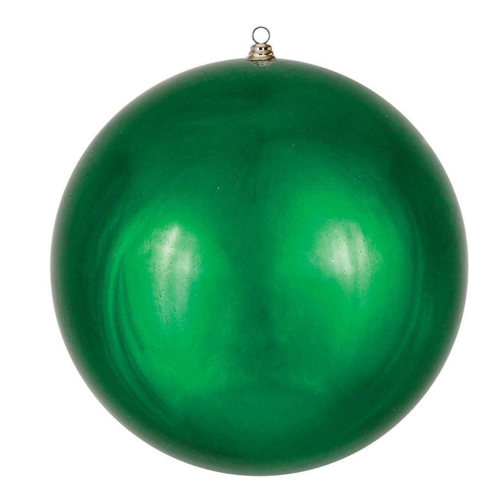 24" Emerald Shiny Giant Ball Ornament 1
