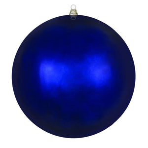 24" Midnight Blue Matte Giant Ball Ornament 1
