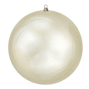 24" Champagne Shiny Giant Ball Ornament 1