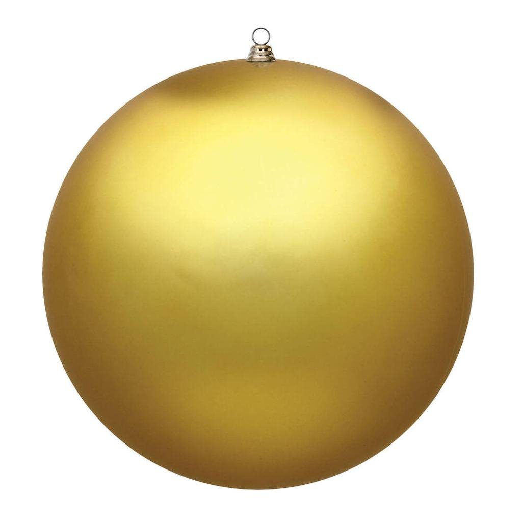 24" Gold Matte Giant Ball Ornament 1