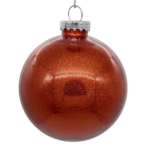 4.75" Bittersweet Glitter Ball Ornament (4 pack) 1