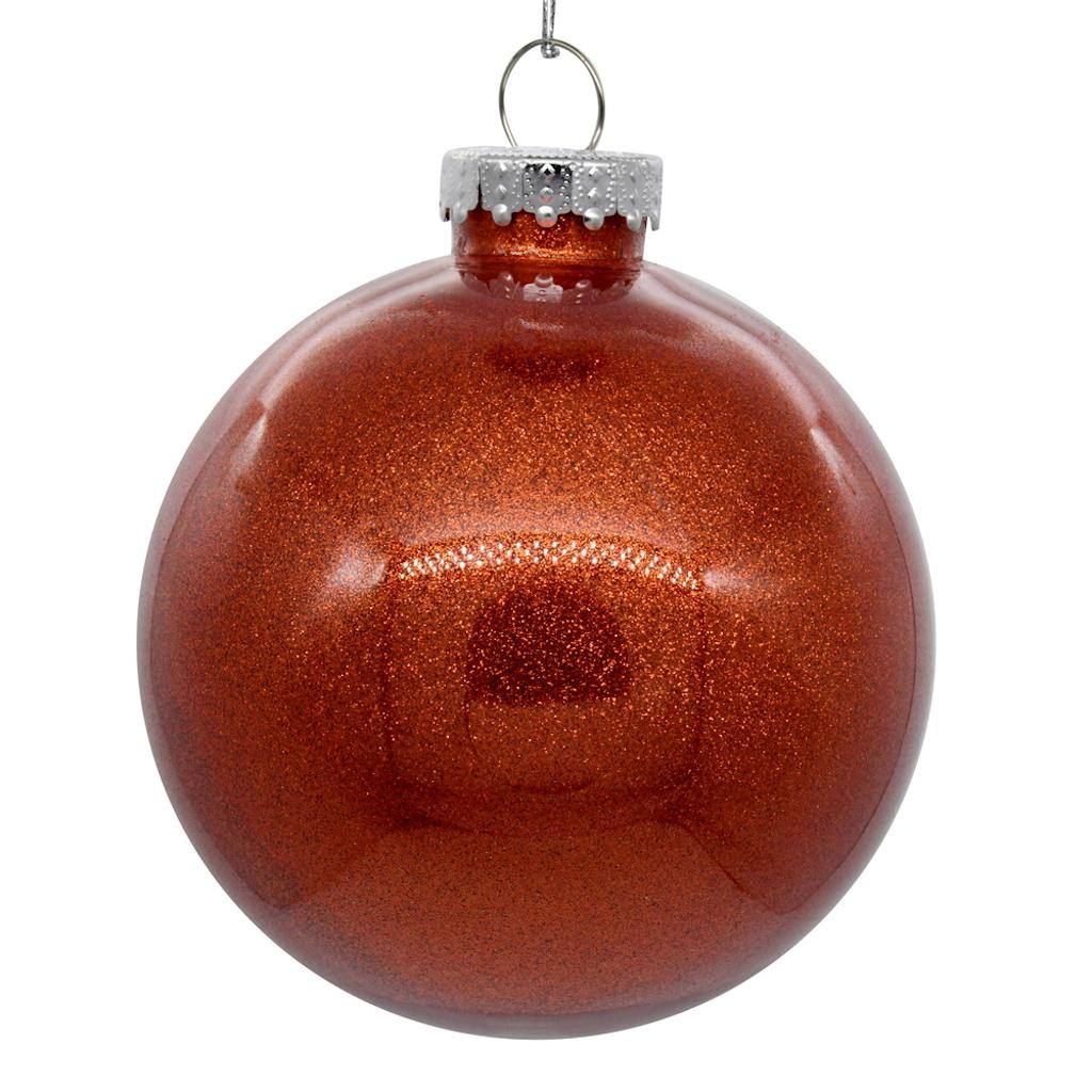 6" Bittersweet Glitter Ball Ornament (4 pack) 1
