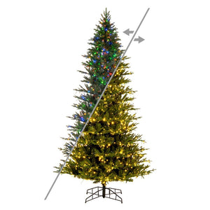 9' x 57" Artificial Kamas Fraiser Fir 1700 Color Changing Low Voltage 3MM LED Lights 1