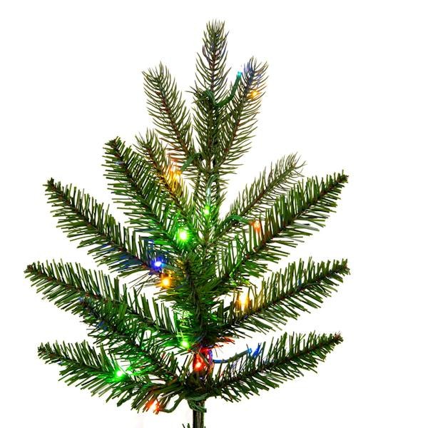 9' x 52" Artificial Balsam Spruce 1700 Color Changing Low Voltage 3MM LED Lights 4