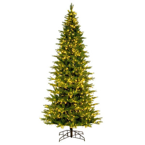 10' x 56" Artificial Balsam Spruce 2100 Color Changing Low Voltage LED Lights 1