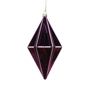 5.5" Plum Shiny Finial Ornament (4 pack) 1