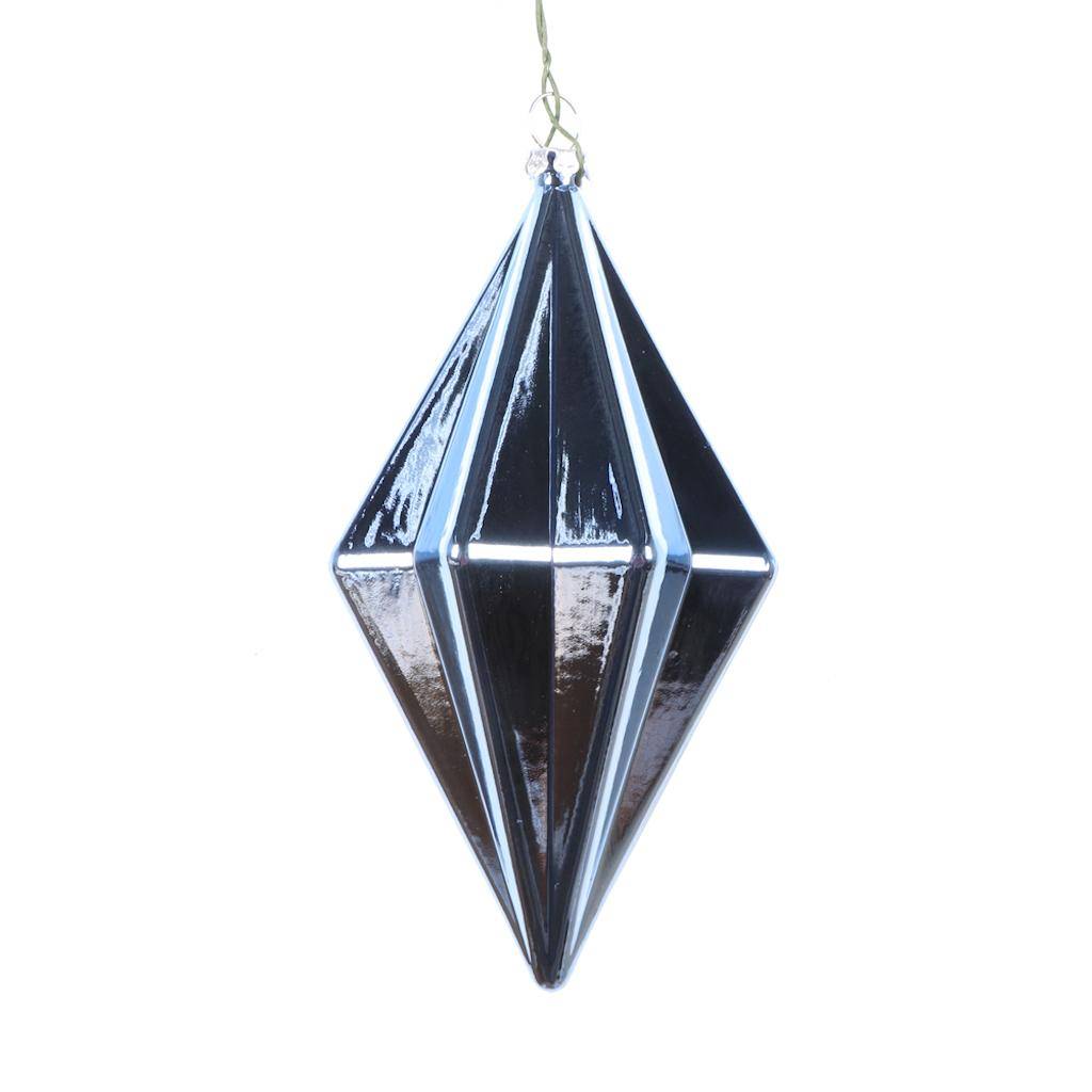 5.5" Periwinkle Shiny Finial Ornament (4 pack) 1
