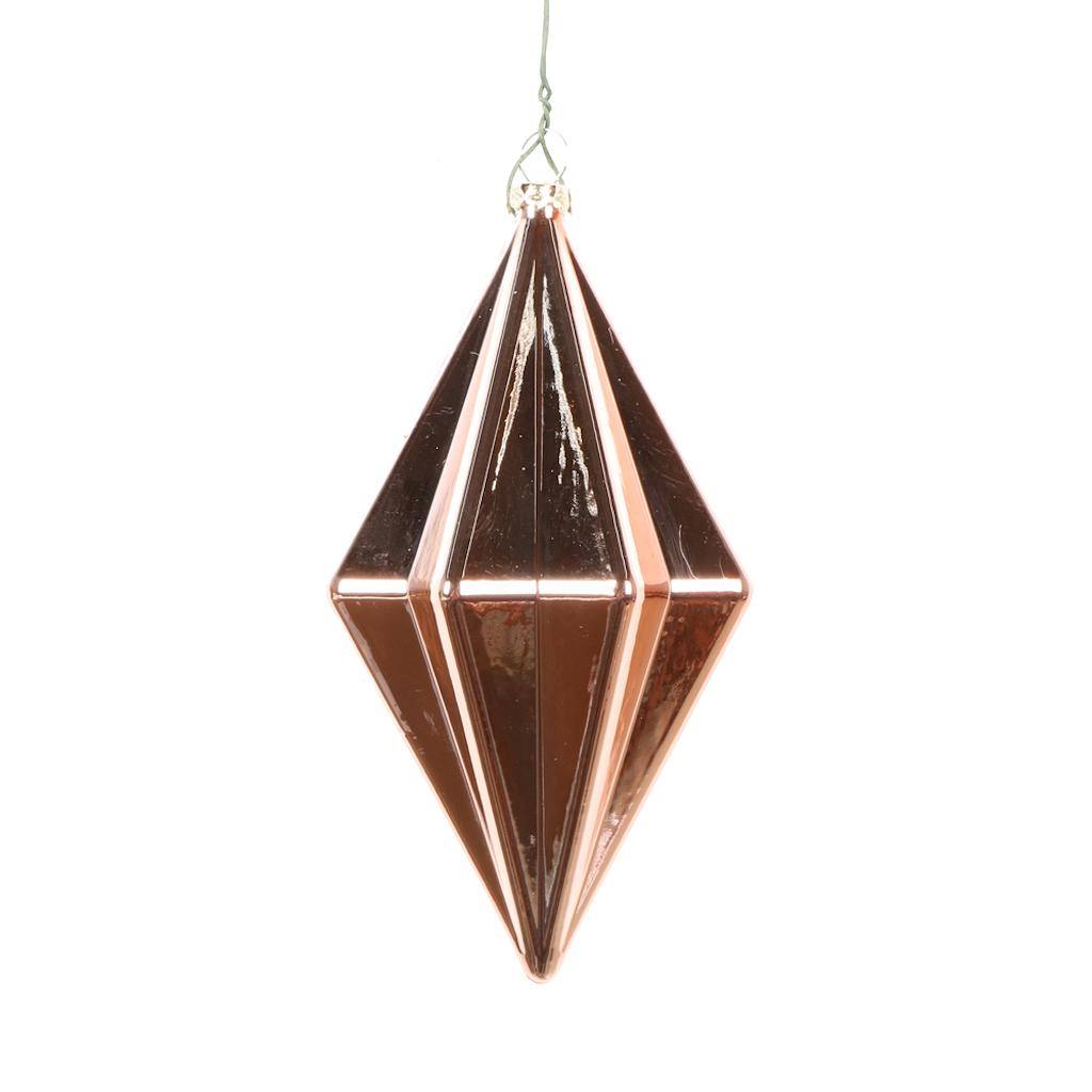 5.5" Rose Gold Shiny Finial Ornament (4 pack) 1