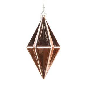 5.5" Rose Gold Shiny Finial Ornament (4 pack) 1