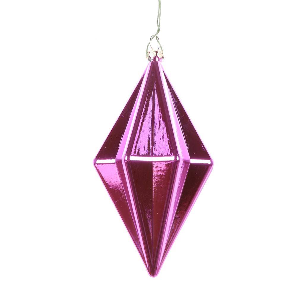 5.5" Orchid Shiny Finial Ornament (4 pack) 1