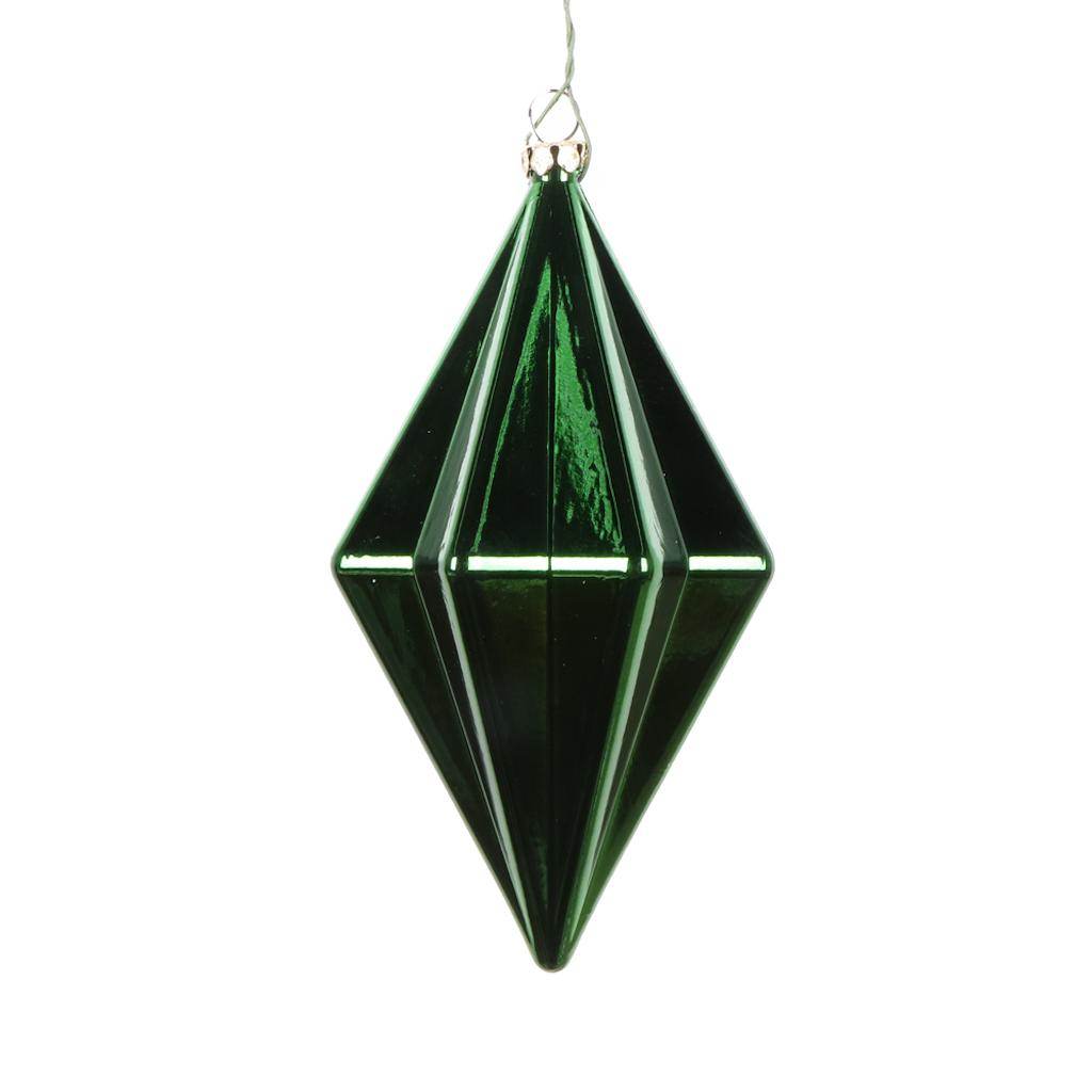 5.5" Emerald Matte Finial Ornament (4 pack) 1