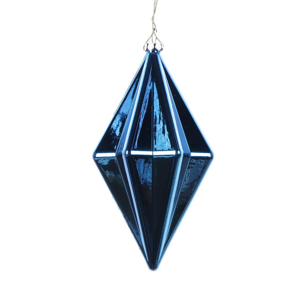 5.5" Midnight Blue Matte Finial Ornament (4 pack) 1