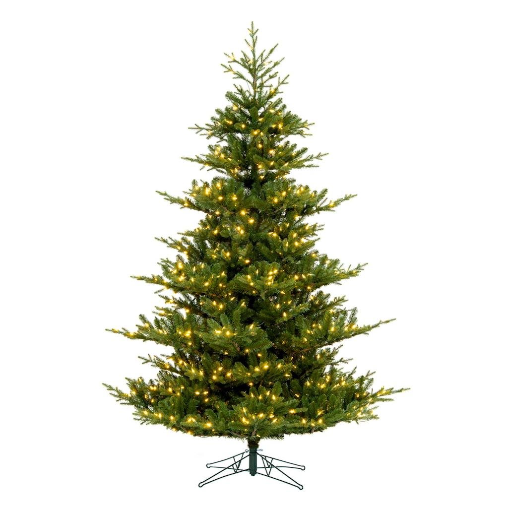 10' x 70" Artificial Flocked Hudson Fraser 4462 1250 Warm White LED Lights 1