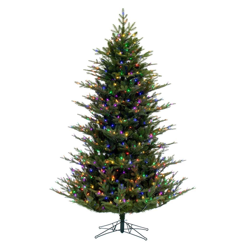 6.5' x 54" Artificial North Shore Fraser Tree 500 Multi Color LED Lights 1