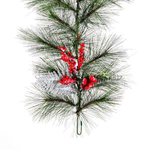 6'x16" Artificial Frosted Red/Green 55 Tips 3