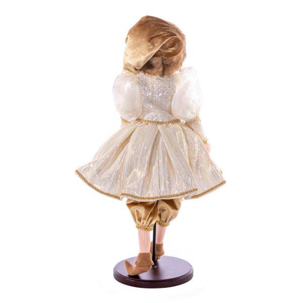 18" Mocha Velvet Fairy Girl with Stand Santa 3