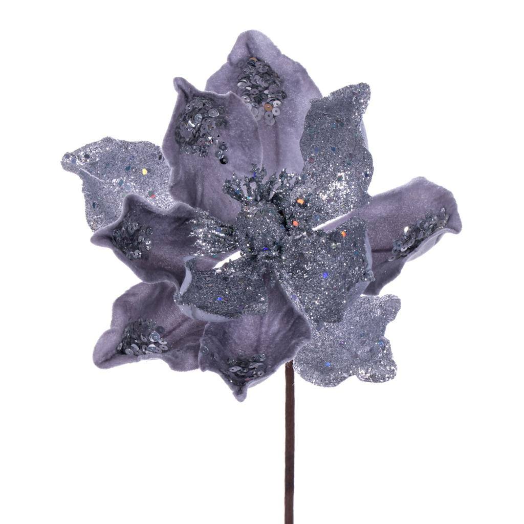15" Silver Deluxe Magnolia Stem (6 Pack) 1