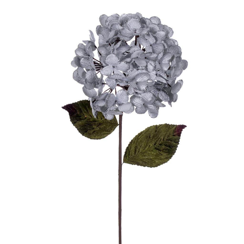17" Silver Hydrangea Spray (3 pack) 1