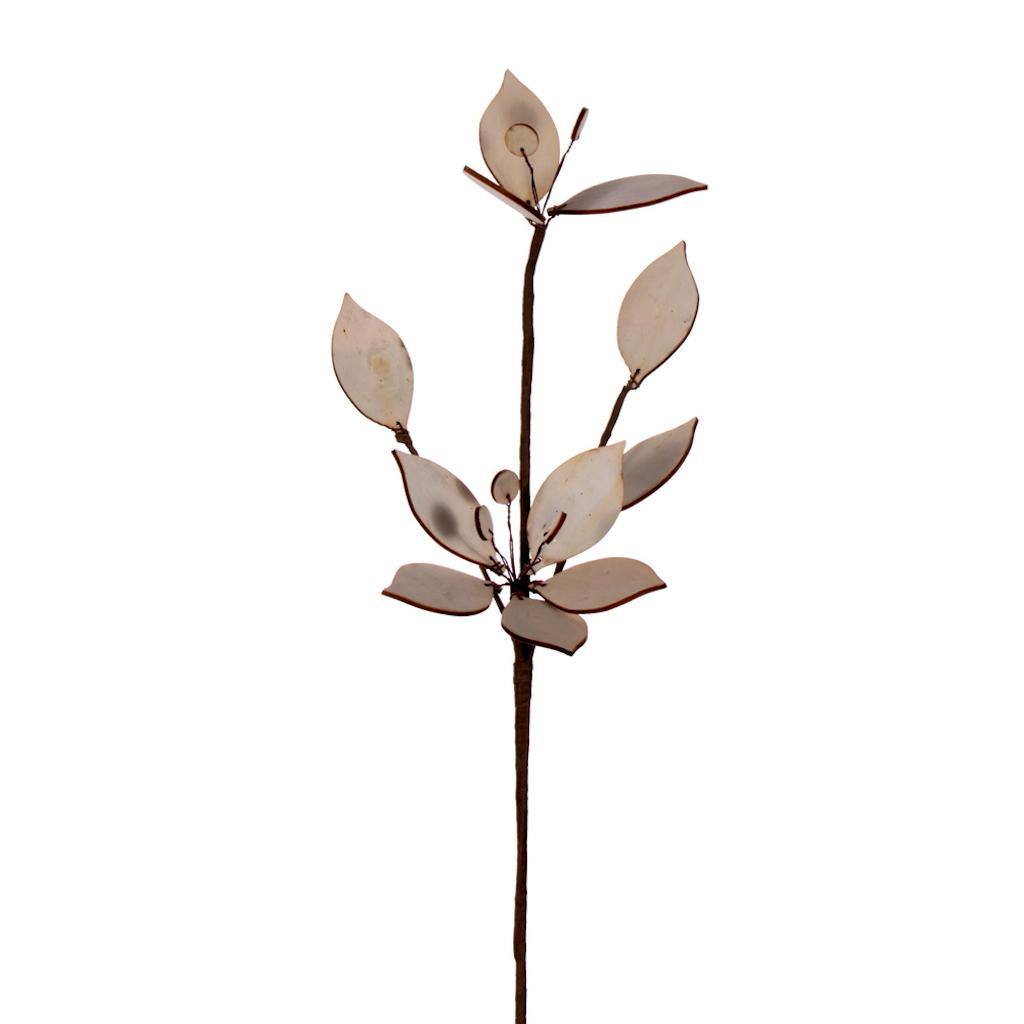 18" Natural Wood Poinsettia Spray (4 Pack) 1