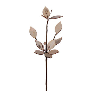 18" Natural Wood Poinsettia Spray (4 Pack) 1