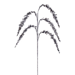 27" Silver Glitter Setaria Spray (3 pack) 1