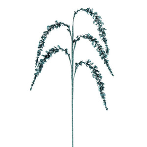 27" Seafoam Glitter Setaria Spray (3 pack) 1
