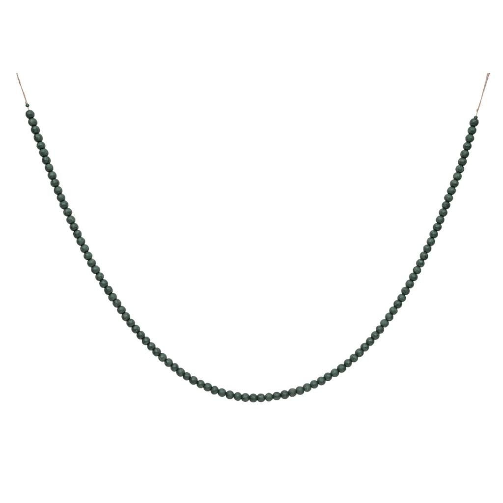 72" Moss Green Wooden Bead Garland (2 Pack) 1