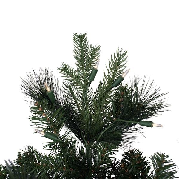 6.5' x 39" Artificial Southern Mixed Spruce 1732 Tips 500 Multi-Colored LED Lights 2