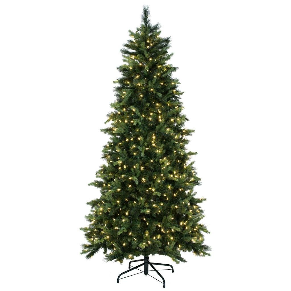 9' x 49" Artificial Southern Mixed Spruce 2162 Tips 750 Warm White LED Lights 1