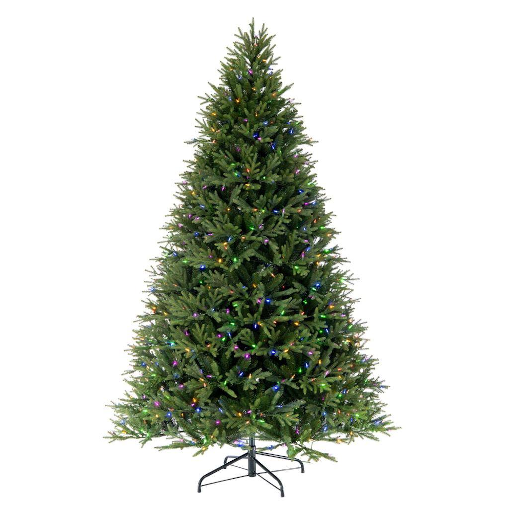6.5' x 52" Artificial Tiffany Fraser 500 Color Changing DuraLit Miniature Lights 1