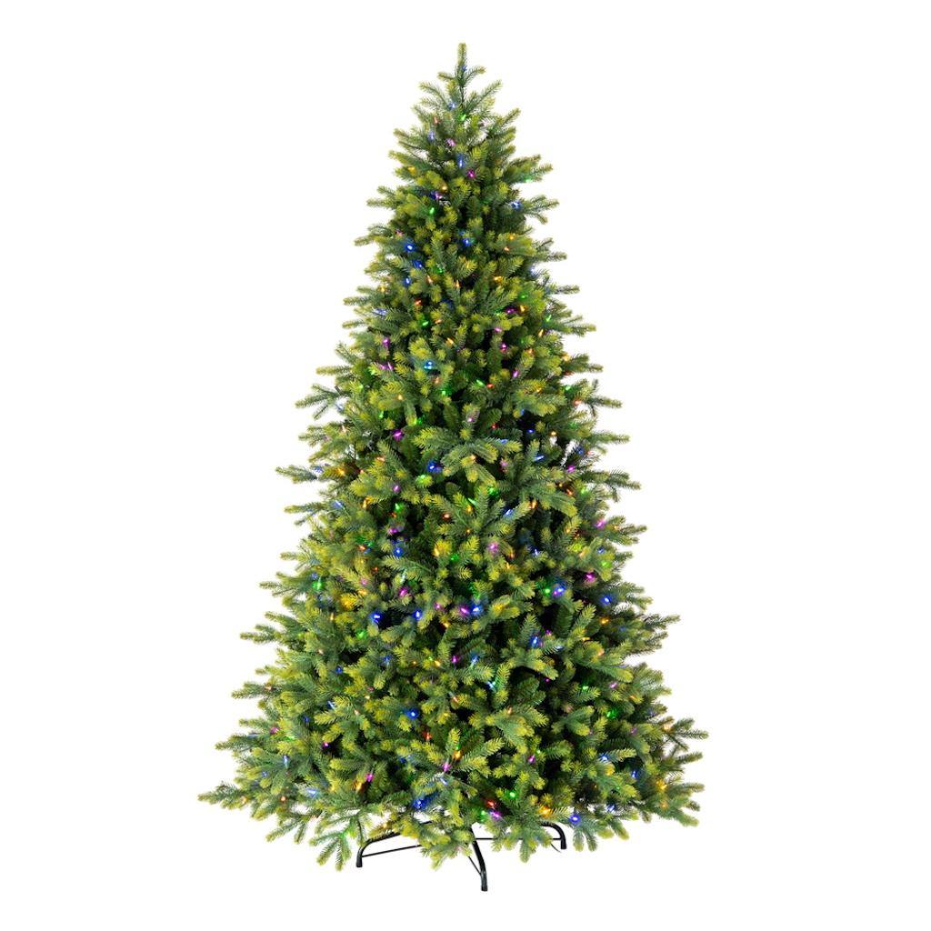 7.5' x 58" Artificial Jersey Fraser 750 Color Changing Coaxial Miniature LED Lights 1
