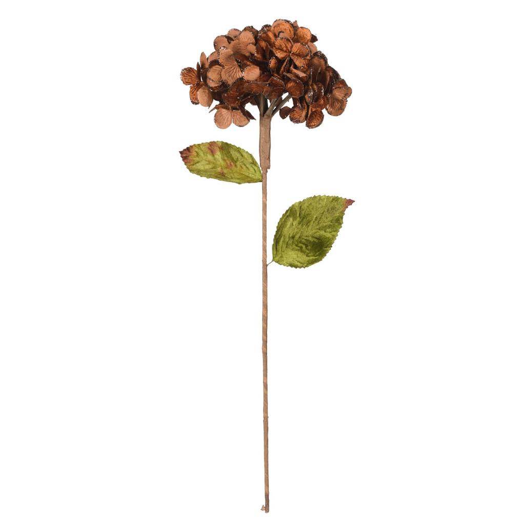 17" Artificial Mocha Hydrangea Spray (3 Pack) 1