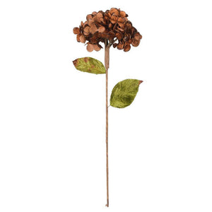 17" Artificial Mocha Hydrangea Spray (3 Pack) 1