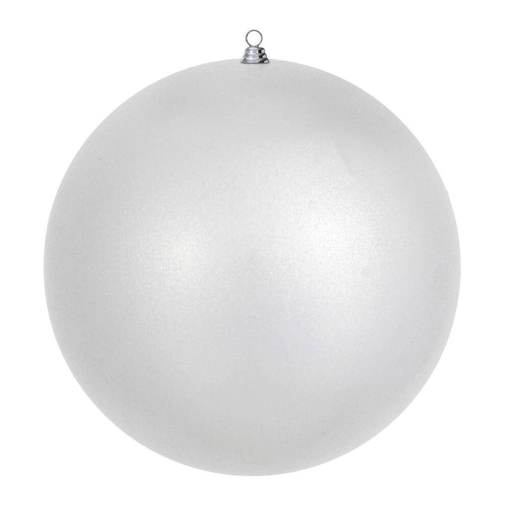 24" Silver Candy Giant Ball Ornament 1