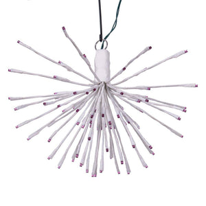 80 Light x 16" 24 volt White Wire Purple 5mm Lights Starburst LED 1