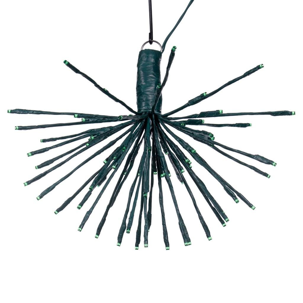80 Light x 16" 24 volt Green Wire Green 5mm Lights Starburst Multi LED 1