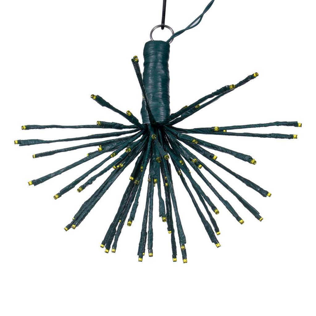 80 Light x 16" 24 volt Green Wire Yellow 5mm Lights Starburst Multi LED 1