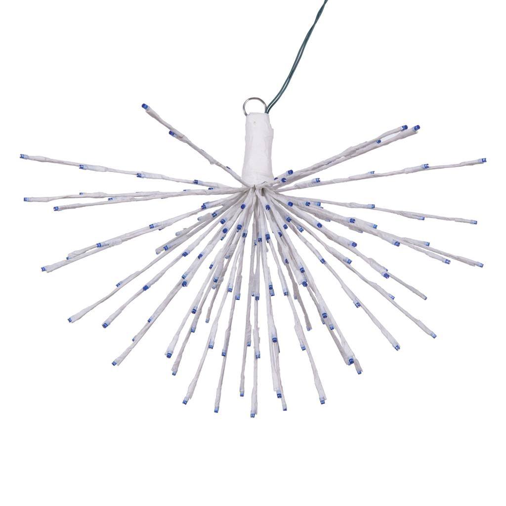 160 Light x 24" 24 volt White Wire Blue 5mm Lights Starburst LED 1