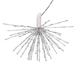 160 Light x 24" 24 volt White Wire Green 5mm Lights Starburst LED 1
