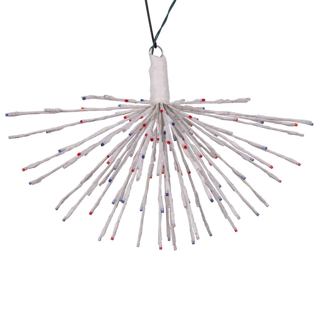160 Light x 24" 24 volt White Wire Red / White / Blue 5mm Lights Starburst LED 1