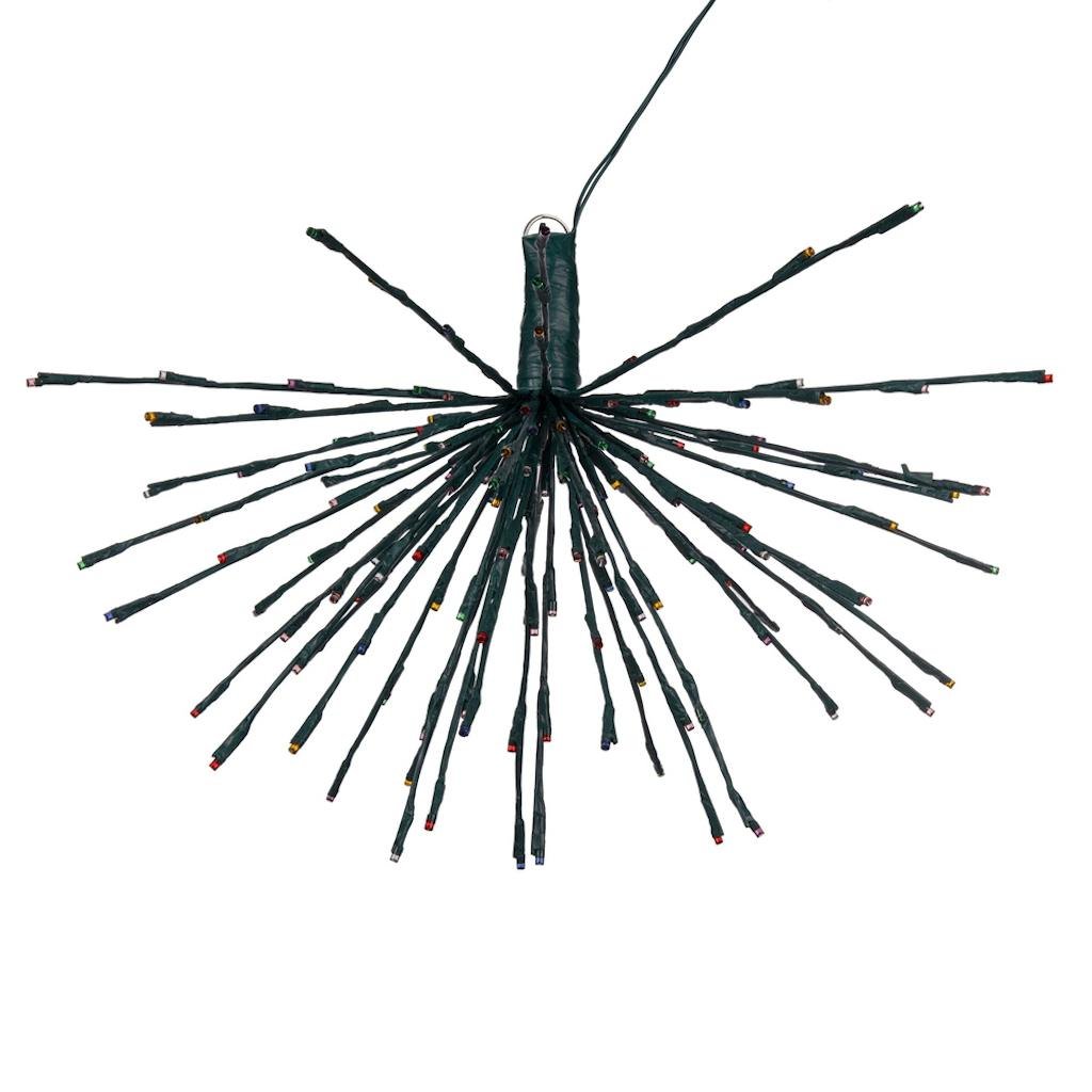 160 Light x 24" 24 volt Green Wire Multi-Color 5mm Lights Starburst LED 1