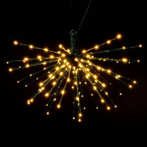 160 Light x 24" 24 volt Green Wire Twinkle Warm White 5mm Lights Starburst LED 5