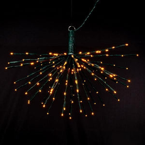 160 Light x 24" 24 volt Green Wire Yellow 5mm Lights Starburst LED 5